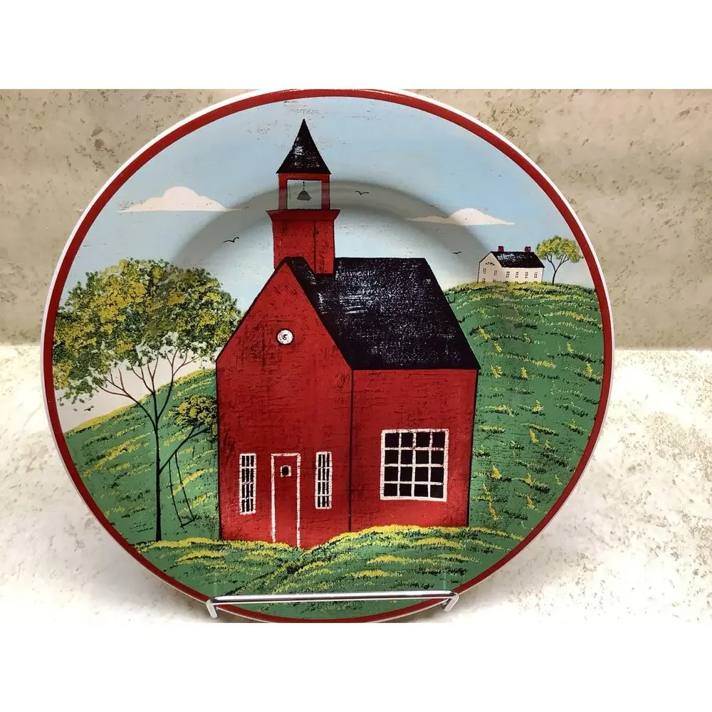 Warren Kimble Brandon House Country Life Red Church Sakura 8.25